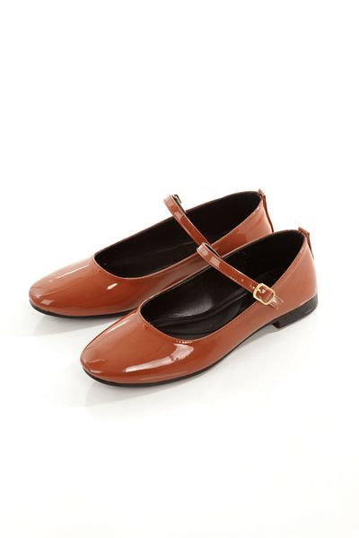 PAYZİN '' Nükhet'' Ballerina Round Toe Closed Helmet Flat Sole Orthopedic New Season
