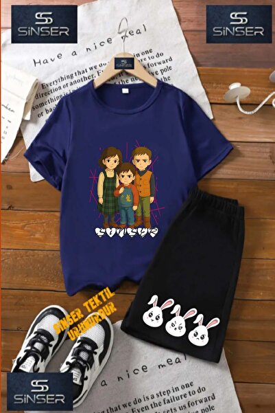 SS SİNSER Children's "Sinser Coated Writing" Special Printed Crew Neck T-Shir...