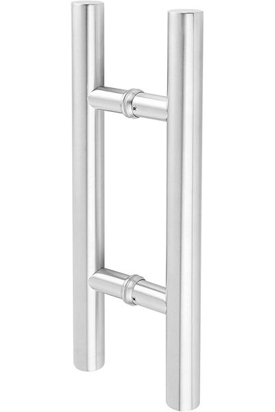 ALİSE Alise Shower Door Handle, H Shape Sliding Barn Door Pull, Stainless Steel Shower Hardware