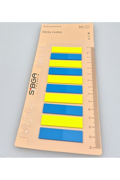 sibga tasarım Transparent Color Postit Post-It Post It. Book Marker Bookmark Postit Sticker Note Paper 200 Sheets