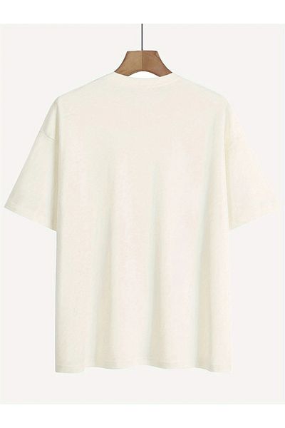 Massgai Unisex Lemon Ciao Printed Oversize 100% βαμβακερό μπλουζάκι