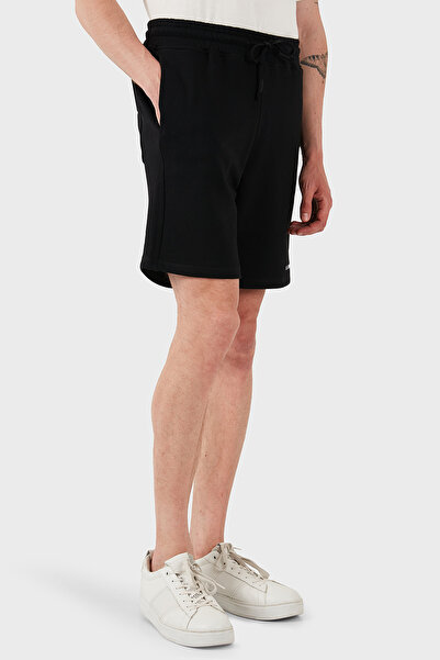 LES BENJAMINS Ανδρικό κοντό μπλουζάκι με λογότυπο Regular Fit από 100% βαμβάκι SHORT LBNOOSESSMUSO