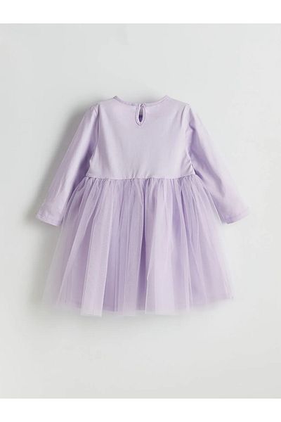 LC Waikiki Lcw Kids Lilac Kuromi Printed Girl's Tutu Dress
