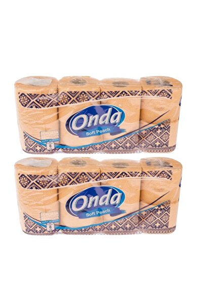 Onda 2x Bax Hartie igienica din 3 straturi, Piersica, Soft, pufoasa, rezisten...