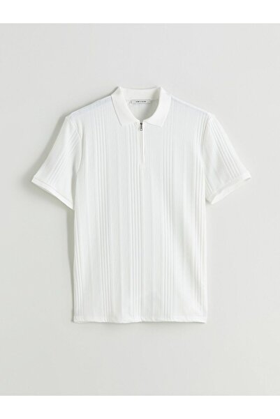 LC Waikiki Lcw Vision Polo Neck Combed Cotton Men's T-Shirt