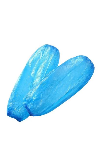 LYOBEST Cotiere de unica folosinta, Acoperitori Maneci, polipropilena, albastre, 100 buc