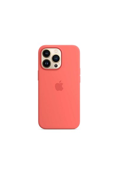 Apple Husa Original iPhone 13 Pro Silicon, MagSafe, Pink Pomelo