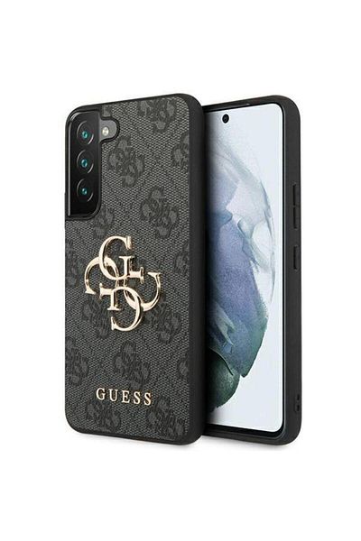 Guess Samsung Galaxy S23 Gray PU 4G Metal Logo Case
