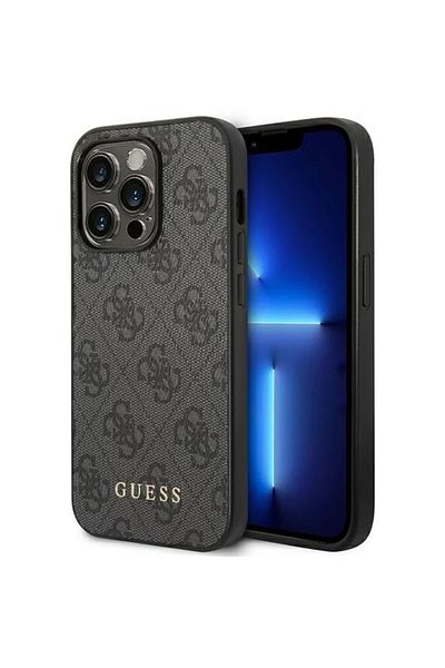 Guess Husa 4g Metal Gold Logo Iphone 15 Pro Max Gri