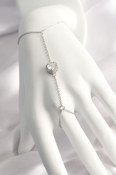 Avantaj Kapıda ®   316L Steel Silver Color Heart Model Şahmeran