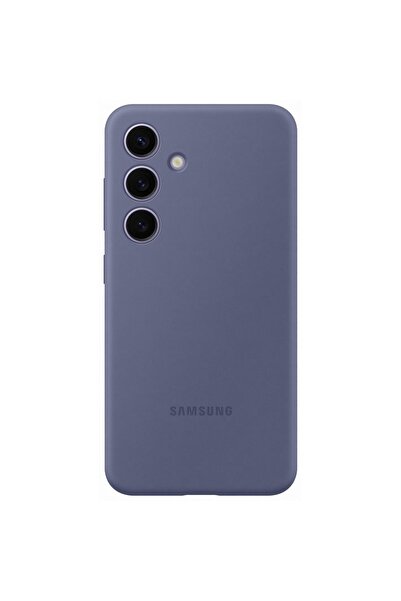 Samsung Γνήσια θήκη σιλικόνης Samsung για Samsung Galaxy S24 μωβ