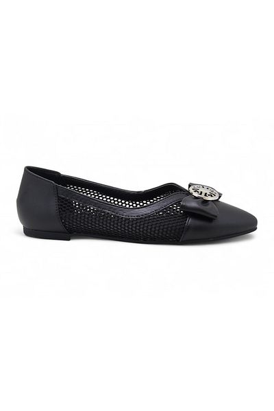 Beety 5001 Bow Buckle Women's Shoes Ballerinas