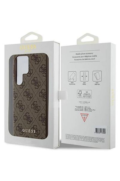 Guess Husa 4g Metal Gold Logo Samsung Galaxy S24 Ultra Maro