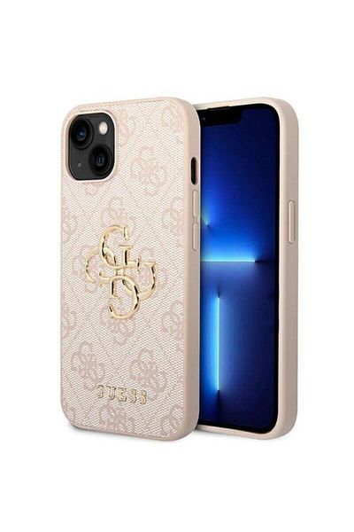 Guess Husa Pu 4g Metal Logo Iphone 14 Roz