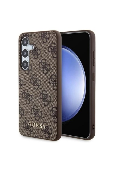 Guess Husa 4G Metal Gold Logo Samsung Galaxy A35 5G Maro