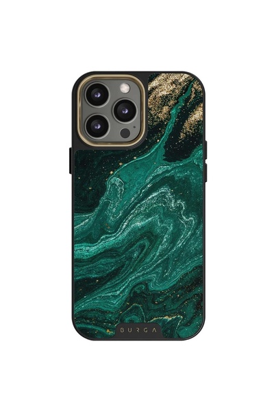 BURGA Husa Elite Gold Emerald Pool pentru iPhone 15 Pro Max
