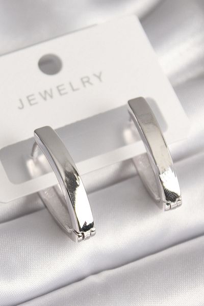 Avantaj Kapıda ®   Brass Silver Color Women's Earrings