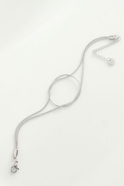 Avantaj Kapıda ®   316L Steel Silver Color Knot Model Bracelet