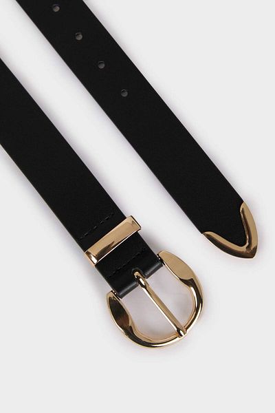 DeFacto Women's Faux Leather Jean Belt E7904Axns