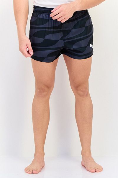 Puma Men Brand Logo Board Shorts, Black