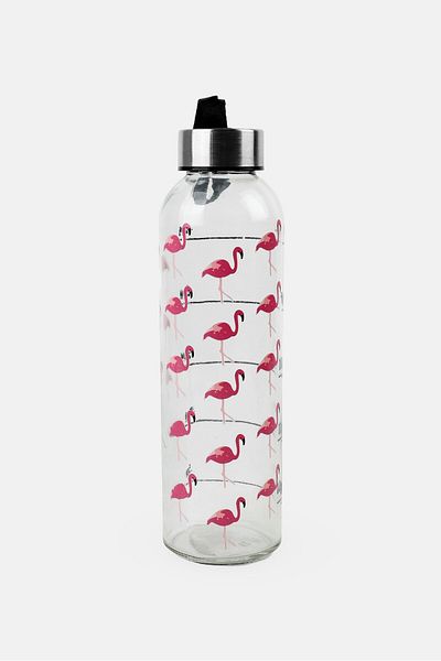 Kitchen Craft Flamingo Ava And I Water Bottle 500ml, Multicolor