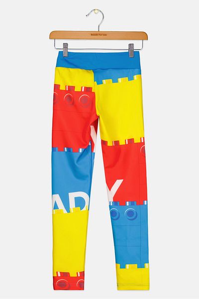 adidas Adidas x LEGO Kids Girl Brand Logo Training Leggings, Multicolor
