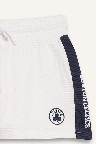 DeFacto Defactofit Nba Boston Celtics Standard Fit Short Leg Waffle Shorts E3623Ax25Sm