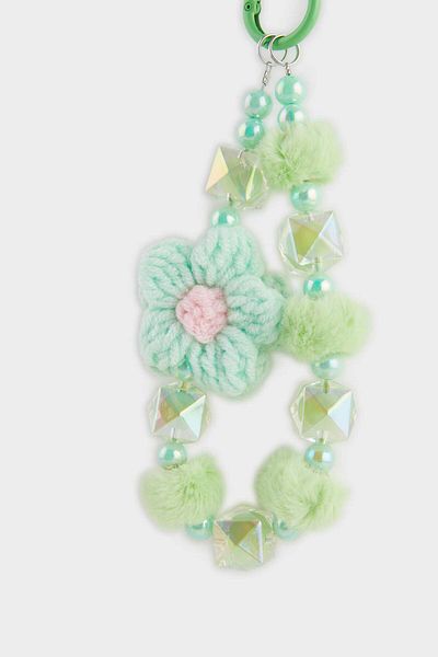 DeFacto Women's Floral Charm Keychain E9713Axns