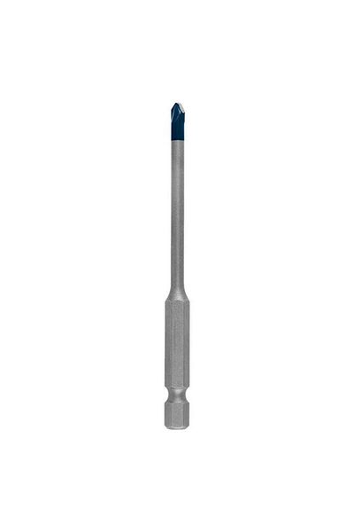 Generic مثقاب بوش الخبير سداسي الشكل من السيراميك الصلب، فضي وأزرق، مقاس 4 × 90 مم، JE2 608 900 588