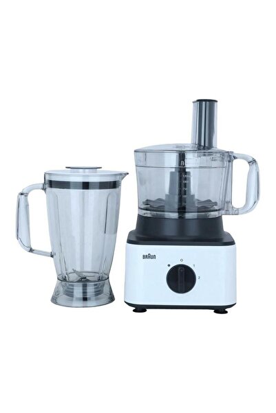 Generic BRAUN Braun 750W 8-in-1 Food Processor with Blender White and Black 2...