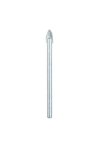 Generic مثقاب زجاج وبلاط من بوش بطرف من كربيد التنجستن، فضي، 6 × 76 مم، JE2 609 255 467