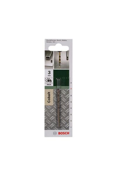 Generic مثقاب معدني عالي الدقة من بوش HSS-Cobalt، نحاسي، 3 × 61 مم، JE2 609 255 065