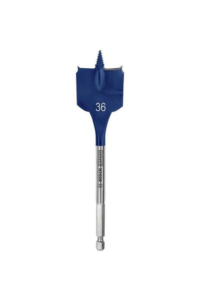 Generic BOSCH Expert Self-Cut Speed Spade Drill Bit Silver and Blue 36 x 152mm JE2 608 900 328