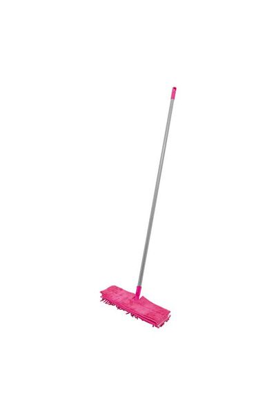 Generic EvriHolder Floor Flip Flop Dust Mop Pink and Grey