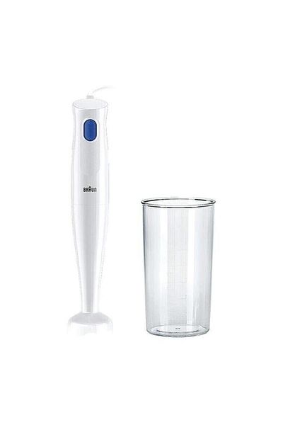 Generic BRAUN 450W Ergonomic 2-In-1 Multiquick Hand Blender with Easy Twist System White BRMQ10.001PWH