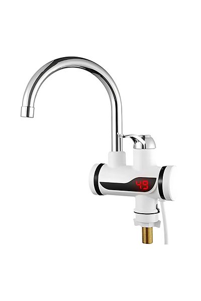 FİAPFO Electric Faucet with Digital Display Instant Hot Water for Kitchen or Bathroom, Fast Heating
