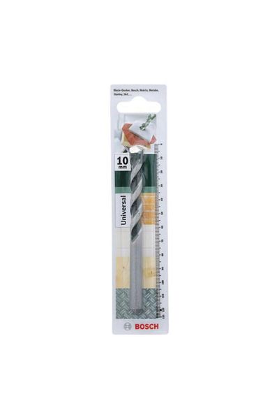 Generic BOSCH Universal Multi-Purpose Drill Bit Silver and Grey 10 x 120mm JE2 609 255 478