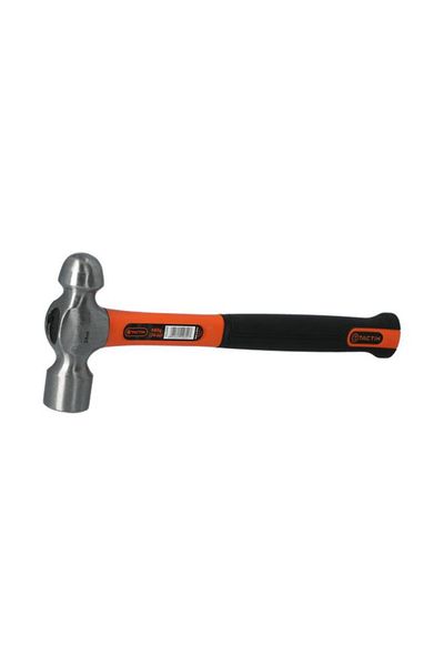 Generic Tactix Forged Steel Ball Pein Hammer with Non-Slip Fiberglass Handle Multicolor 24oz