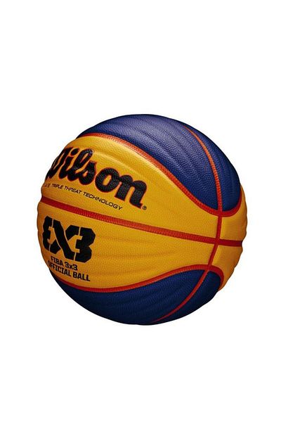 Generic Wilson Fiba 3x3 Official Game Basketball Yellow and Blue 28.5inch WTB0533XB