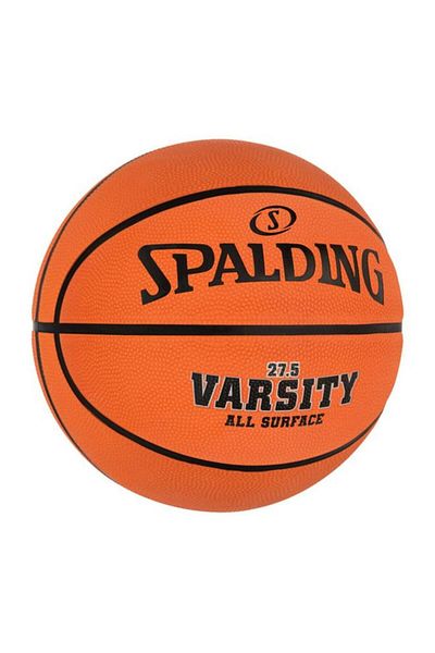 Generic SPALDING Varsity All SurfHigh-Quality Outdoor Basketball Orange and Black 27.5 Inch