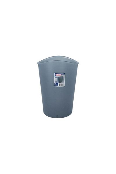 Generic Sterilite Oval Shaped Waste Basket Grey 11.4 Liter