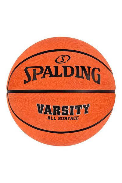 Generic SPALDING Varsity All SurfHigh-Quality Outdoor Basketball Orange and Black 29.5 Inch