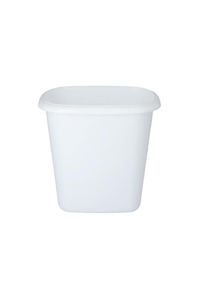Generic Rubbermaid Rectangular Shaped Trash Can White 6 Liter