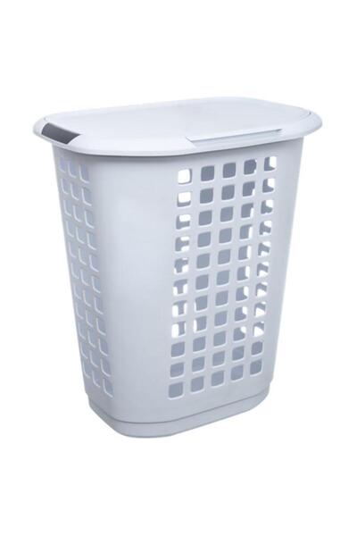 Generic Five Simply Smart Hugger Sturdy Polypropylene Laundry Hamper with Lid...
