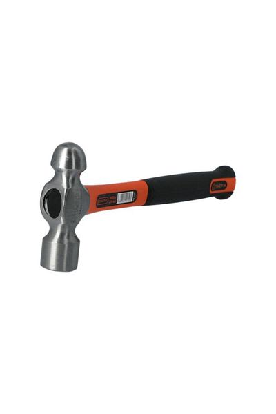 Generic Tactix Forged Steel Ball Pein Hammer with Non-Slip Fiberglass Handle Multicolor 24oz