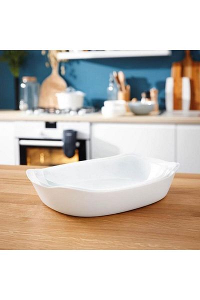 Generic Luminarc Smart Cuisine Carine Rectangular Casserole Baking Dish White 34 x 25cm P4027