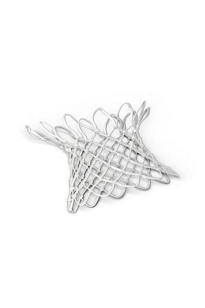Generic SPALDING Heavy Duty Standard Fit Durable All Weather Basketball Net White 8284SP