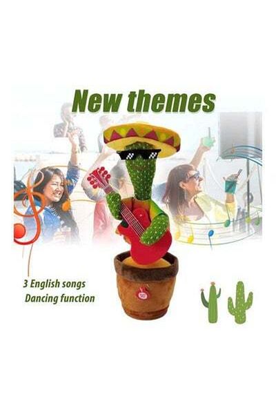 HALAMODO Electric Dancing Cactus Plant Stuffed Toy