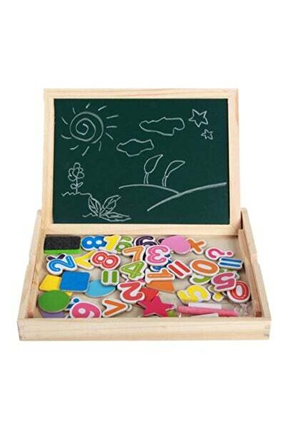 HALAMODO ألعاب تعليمية مبكرة للأطفال، لوحة رسم رقمية خشبية متعددة الأغراض للأ...