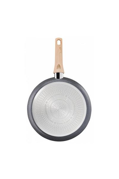 Generic Tefal Natural Force Chip-Resistant Non-Stick Coated Frying Pan Grey and Beige 32cm